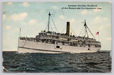 Provincetown Massachusetts Steamer Dorothy Bradford Passenger Ship Postcard picture
