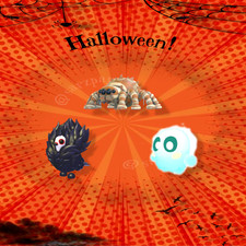 Halloween - Jumpscare, Mummy Spider, Jacobin Pigeon - Adopt Fom Me picture