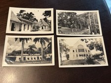 4 Vintage Panama Canal Zone Postcards Balboa Heights Union Church WWII US Censor picture