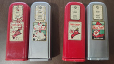 2 Vintage Texaco Fire-Chief Sky Chief Gas Pump Salt & Pepper Shakers Buster's NH picture