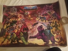 1984 Masters Of The Universe Poster 32x23 MATTEL FILMATION ORIGINAL VINTAGE picture