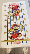 Super Mario Bros. Nintendo Towel 1989 Vintage 24x43.5 picture