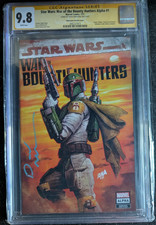 STAR WARS WAR OF THE BOUNTY HUNTERS ALPHA #1 CGC 9.8 SS SIGNED BY DAVID NAKAYAMA picture