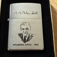 Zippo Founder's Lighter 200FL Blaisdell Founded Zippo 1932 Unfired Sealed picture