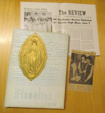 Rosalian 1954, St. Rosalia High School yearbook, Pittsburgh PA, with extras picture
