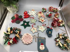 Handmade Rag Cloth Christmas Ornaments Primitive (22) picture