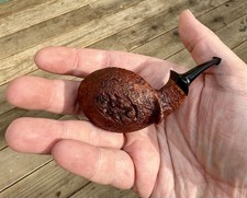 *Tiny Monster* 2014 Grant Batson Sandblasted Blowfish Nosewarmer Estate Pipe picture