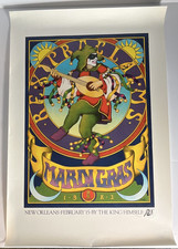 1983 Rex Mardi Gras Proclamation Poster Vintage  Limited Edition 112/3000 picture