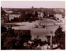 Italy, Roma, Piazza del Popolo Original Vintage Print Print Print D'Era  picture