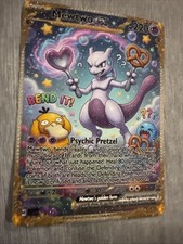 MEWTWO Psyduck Wobbuffet - FAN ART - Non Tcg - TEXTURED picture