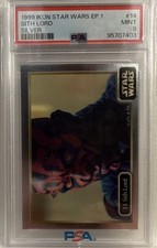 IKON 1999 Star Wars Episode I #14 Sith Lord Darth Maul Silver PSA 9 ROOKIE POP 2 picture