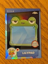 2026 Topps Chrome Disney Toy Story 5 Lilypad Black 1/10 First Edition SSP Rare picture