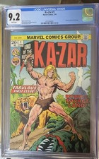 Marvel Comics Kazar 1 CGC 9.2 picture