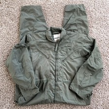 Vtg Military Coveralls Flyers Mens 48L Green CWU-27P Pilot Summer Flighting Suit picture