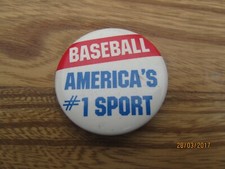 1990s BASEBALL - America's #1 Sport Pin  picture