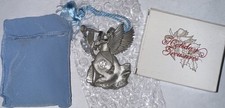 NOEL TRUMPETING ANGEL Avon 2002 Christmas Tree Ornament picture