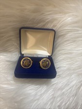 U.S. House of Representatives Collectors Edition Blue & Gold Tone Cufflinks NEW picture