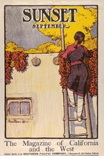 🌅 Sunset Magazine (1904) - Vintage California Poster 24x36” - Premium Matte picture