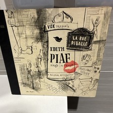 Edith Piaf Sings Polydor VOX 3-78 RPM Records Set In Album #16075-77-78 VG COND picture