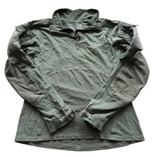 MASSIF Advanced 1/4 Zip Combat Shirt Army Green Size Small Flame Resistant picture
