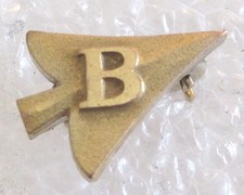 Vintage Pi Beta Phi ΠΒΦ Sorority Arrowhead Pledge Pin picture