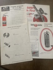 Safety First - Fire Extinguisher - Print Ads (4)  1960 picture