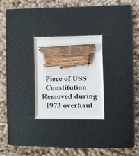 SMALL PIECE OF WOOD FROM SHIP USS CONSTITUTION (OLD IRONSIDES) picture