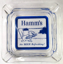 ********************* Rare Hamm's The Beer Refreshing Ashtray BEAVER 4