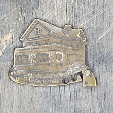 1920 Antique Maccabees Insurance Fob What Will Happen To Your Home Mechanical picture