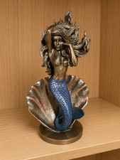 Mermaid Rising From Seashell Figurine picture