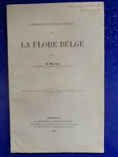 1883 Pyrenomycetes Coprophiles Nouveaux Flore Belge signed Elie Marchal picture