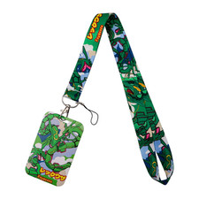 Pokemon Lanyard ID Badge Holder Rayquaza Keychain Neck Strap Anime Gaming Figure picture