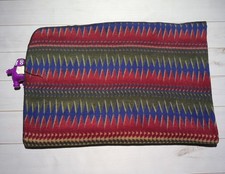 Vintage Patagonia Synchilla 90s Minnehaha Pattern Blanket Vtg 73x53 Rare picture