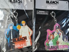 New 2x ROUND1 bleach PROMO KEYCHAINS Acrylic Collab picture