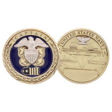 US Navy Captain Rank Challenge Coin CC-437 picture