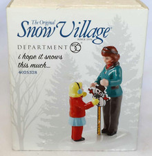 DEPT 56 I HOPE IT SNOWS THIS MUCH SNOW VILLAGE CHRISTMAS 4025328 picture
