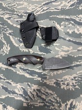 Half Face Blades Nug knife Ironwood First Run #20 Brass Mosaic pins COLLECTOR picture