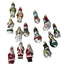14 Blown Glass Ornaments Feather Tree 2