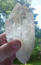 Water Clear Double Point With Sidecar 4 1/2 X 2 1/2 Inch picture