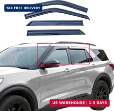 Tape On Window Visors Rain Guards Compatible with 2020-2025 Ford Explorer, Side picture