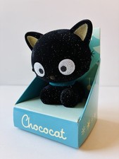 RARE NIP 2005 Vintage Sanrio NakajimaChococat Sparkly Flocked Bobblehead Figure picture
