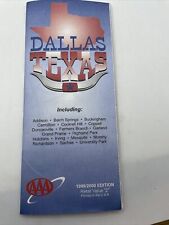1999/2000 AAA Street Map Of Dallas Texas picture