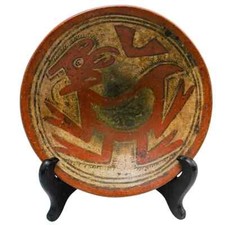 Pre-Columbian Pottery Bowl Mesoamerican Reminisent of the Maya 800-1200 year old picture