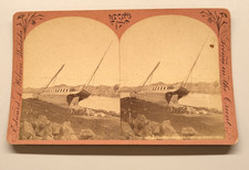 Scenes in the Orient Wilson Stereoview Photo Stranded Ship Nile Egypt picture
