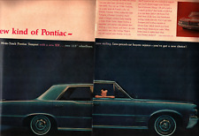 1964 Pontiac Tempest Sedan & Convertible Wide-Track Ad A new Kind of Pontiac c9 picture