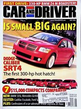 DODGE CALIBER SRT4  - ROAD AND DRIVER, MAY VOLUME 51 NUMBER 11 2006 GOOD SHAPE picture