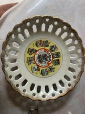 Vintage Canada Coats of Arms Souvenir Plate Japan Fine China Pierced picture