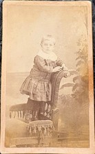 ~1870 Young Child CDV Photo picture