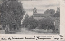 Lower Main Street Dingmans PA Postcard c1906 B&W picture