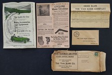 1922 antique AUTOMOBILE CATALOG accessories equipment VAN KERR Co chicago il picture